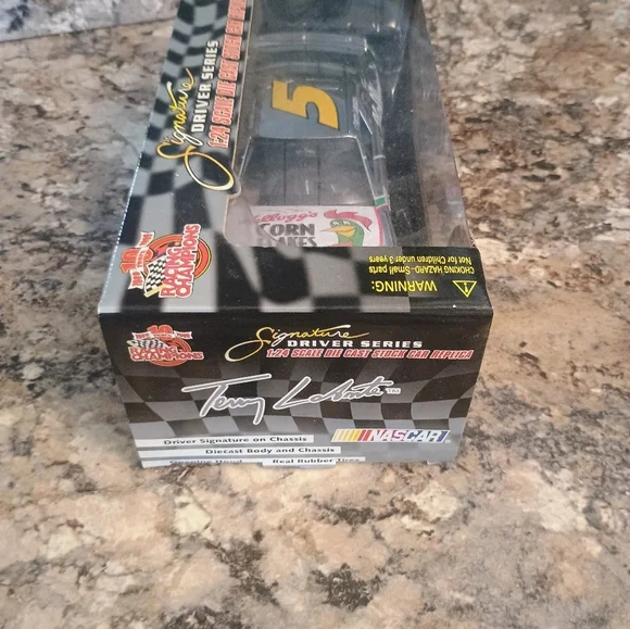 NASCAR Diecast Model Car - Silver and Red - Picture 6 of 9